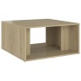 Mesas de centro 4 pzas contrachapada roble Sonoma 33x33x33 cm de , Mesas de centro - Ref: Foro24-806816, Precio: 51,07 €, Des...