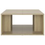 Mesas de centro 4 pzas contrachapada roble Sonoma 33x33x33 cm de , Mesas de centro - Ref: Foro24-806816, Precio: 51,07 €, Des...