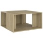 Mesas de centro 4 pzas contrachapada roble Sonoma 33x33x33 cm de , Mesas de centro - Ref: Foro24-806816, Precio: 51,07 €, Des...