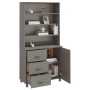 Aparador HAMAR madera de pino maciza gris claro de , Aparadores - Ref: Foro24-3100925, Precio: 210,94 €, Descuento: %