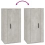 Mueble para TV de pared gris hormigón 40x34,5x80 cm de , Muebles TV - Ref: Foro24-816676, Precio: 55,12 €, Descuento: %