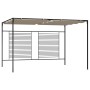 Cenador con techo retráctil gris taupe 3x4x2,3 m 180 g/m² de , Carpas y cenadores - Ref: Foro24-313624, Precio: 315,22 €, Des...