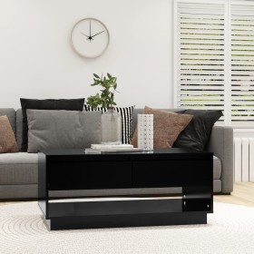 Mesa de centro madera contrachapada negro 102,5x55x44 cm de , Mesas de centro - Ref: Foro24-809504, Precio: 97,04 €, Descuent...