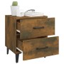 Mesita de noche color roble ahumado 40x35x47,5 cm de , Mesitas de noche - Ref: Foro24-817291, Precio: 33,42 €, Descuento: %