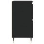 Aparador de madera contrachapada negro 60x35x70 cm de , Aparadores - Ref: Foro24-831205, Precio: 77,29 €, Descuento: %