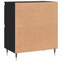 Aparador de madera contrachapada negro 60x35x70 cm de , Aparadores - Ref: Foro24-831205, Precio: 77,29 €, Descuento: %