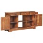 Aparador de madera maciza de acacia 135x35x75 cm de , Aparadores - Ref: Foro24-323543, Precio: 274,95 €, Descuento: %