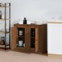 Aparadores 2 uds madera color marrón roble 37,5x35,5x67,5 cm de , Aparadores - Ref: Foro24-816215, Precio: 86,47 €, Descuento: %