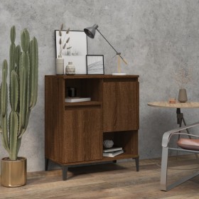 Aparador madera contrachapada marrón roble 60x35x70 cm de , Aparadores - Ref: Foro24-821155, Precio: 78,92 €, Descuento: %