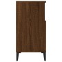 Aparador madera contrachapada marrón roble 60x35x70 cm de , Aparadores - Ref: Foro24-821155, Precio: 78,92 €, Descuento: %