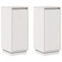 Aparador 2 uds madera maciza de pino blanco 31,5x34x75 cm de , Aparadores - Ref: Foro24-813353, Precio: 80,26 €, Descuento: %