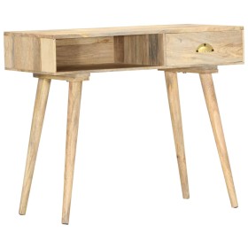 Mesa consola de madera maciza de mango 90x45x75 cm de , Mesas auxiliares - Ref: Foro24-286180, Precio: 177,37 €, Descuento: %