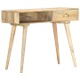 Mesa consola de madera maciza de mango 90x45x75 cm de , Mesas auxiliares - Ref: Foro24-286180, Precio: 177,37 €, Descuento: %