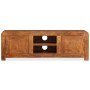 Mueble de TV madera maciza acabado miel 120x30x40 cm de , Muebles TV - Ref: Foro24-244679, Precio: 350,11 €, Descuento: %