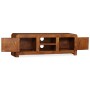 Mueble de TV madera maciza acabado miel 120x30x40 cm de , Muebles TV - Ref: Foro24-244679, Precio: 350,11 €, Descuento: %