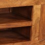 Mueble de TV madera maciza acabado miel 120x30x40 cm de , Muebles TV - Ref: Foro24-244679, Precio: 350,11 €, Descuento: %