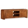 Mueble de TV madera maciza acabado miel 120x30x40 cm de , Muebles TV - Ref: Foro24-244679, Precio: 350,11 €, Descuento: %