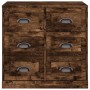Aparador de madera contrachapada roble ahumado 70x35,5x67,5 cm de , Aparadores - Ref: Foro24-816437, Precio: 141,49 €, Descue...