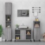 Armario de lavabo madera contrachapada gris Sonoma 80x33x60 cm de , Tocadores de baño - Ref: Foro24-821298, Precio: 70,48 €, ...