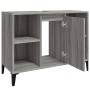 Armario de lavabo madera contrachapada gris Sonoma 80x33x60 cm de , Tocadores de baño - Ref: Foro24-821298, Precio: 70,48 €, ...