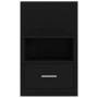 Mesitas de noche de pared 2 unidades negras de , Mesitas de noche - Ref: Foro24-811010, Precio: 125,83 €, Descuento: %