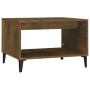 Mesa de centro madera contrachapada roble ahumado 60x50x40 cm de , Mesas de centro - Ref: Foro24-817522, Precio: 35,85 €, Des...
