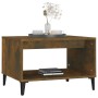 Mesa de centro madera contrachapada roble ahumado 60x50x40 cm de , Mesas de centro - Ref: Foro24-817522, Precio: 35,85 €, Des...