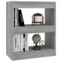 Estantería/divisor de espacios color gris Sonoma 60x30x72 cm de , Librerías y estanterías - Ref: Foro24-813600, Precio: 41,97...
