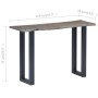 Mesa consola 115x35x76 cm madera maciza de acacia y hierro gris en Mesas auxiliares | Comprar online en Foru.es