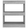 Estantería/divisor de espacios color gris Sonoma 60x30x72 cm de , Librerías y estanterías - Ref: Foro24-813600, Precio: 41,97...