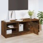 Mueble de TV madera contrachapada roble ahumado 102x35,5x36,5cm de , Muebles TV - Ref: Foro24-817084, Precio: 54,57 €, Descue...