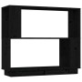 Estantería/divisor de espacios madera de pino negro 80x25x70 cm de , Librerías y estanterías - Ref: Foro24-814053, Precio: 50...