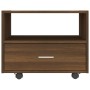 Mesa de centro madera de ingeniería marrón roble 55x55x40 cm de , Mesas de centro - Ref: Foro24-816939, Precio: 57,41 €, Desc...
