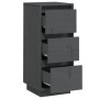 Aparador 2 uds madera maciza de pino gris 32x34x75 cm de , Aparadores - Ref: Foro24-813370, Precio: 101,88 €, Descuento: %