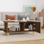 Mesa de centro madera contrachapada roble ahumado 90x50x40 cm de , Mesas de centro - Ref: Foro24-817543, Precio: 49,55 €, Des...