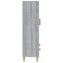 Aparador alto de madera contrachapada gris Sonoma 70x31x115 cm de , Aparadores - Ref: Foro24-817484, Precio: 80,74 €, Descuen...