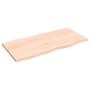 Tablero de mesa madera maciza roble borde natural 100x50x2 cm de , Tableros para mesas - Ref: Foro24-363884, Precio: 65,84 €,...
