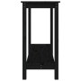 Mesa consola madera maciza de pino negro 110x40x80 cm de , Mesas auxiliares - Ref: Foro24-822286, Precio: 130,53 €, Descuento: %