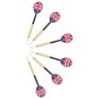 Diana profesional de sisal con 6 dardos y borde de , Juegos de dardos - Ref: Foro24-91460, Precio: 105,11 €, Descuento: %