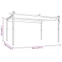 Cenador de jardín con techo retráctil gris taupé 4x3 m de , Carpas y cenadores - Ref: Foro24-318539, Precio: 531,29 €, Descue...