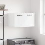 Armario pared madera contrachapada blanco brillo 60x36,5x35 cm de , Taquillas y armarios de almacenamiento - Ref: Foro24-8300...