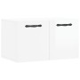 Armario pared madera contrachapada blanco brillo 60x36,5x35 cm de , Taquillas y armarios de almacenamiento - Ref: Foro24-8300...