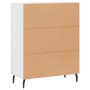 Aparador de madera de ingeniería blanco 69,5x34x90 cm de , Aparadores - Ref: Foro24-827740, Precio: 92,86 €, Descuento: %