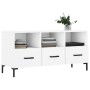 Mueble de TV madera de ingeniería blanco 102x36x50 cm de , Muebles TV - Ref: Foro24-829036, Precio: 64,88 €, Descuento: %