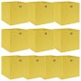 Cajas de almacenaje 10 uds tela amarillo 32x32x32 cm de , Cestas para almacenaje - Ref: Foro24-288367, Precio: 51,70 €, Descu...