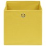 Cajas de almacenaje 10 uds tela amarillo 32x32x32 cm de , Cestas para almacenaje - Ref: Foro24-288367, Precio: 51,70 €, Descu...