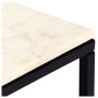 Mesa de centro piedra real textura de mármol blanco 60x60x35 cm de , Mesas de centro - Ref: Foro24-286439, Precio: 101,52 €, ...