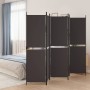 Biombo divisor de 5 paneles de tela marrón 250x180 cm de , Divisores de ambientes - Ref: Foro24-350219, Precio: 55,73 €, Desc...