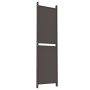 Biombo divisor de 5 paneles de tela marrón 250x180 cm de , Divisores de ambientes - Ref: Foro24-350219, Precio: 55,73 €, Desc...