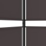 Biombo divisor de 5 paneles de tela marrón 250x180 cm de , Divisores de ambientes - Ref: Foro24-350219, Precio: 55,73 €, Desc...